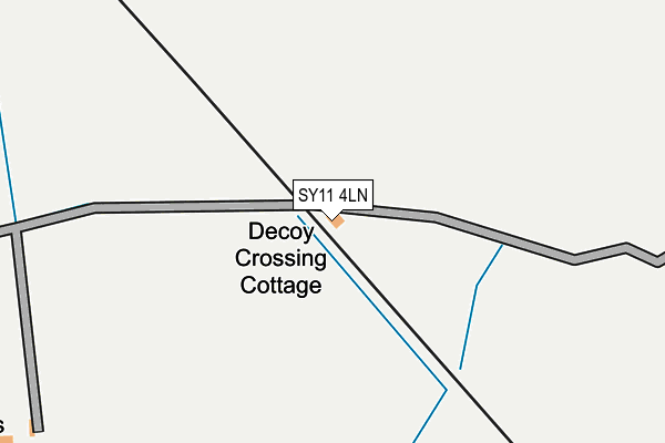 SY11 4LN map - OS OpenMap – Local (Ordnance Survey)