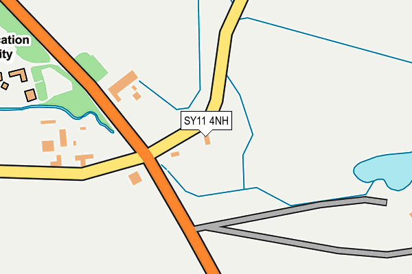 SY11 4NH map - OS OpenMap – Local (Ordnance Survey)