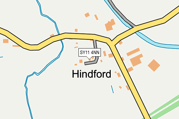 SY11 4NN map - OS OpenMap – Local (Ordnance Survey)