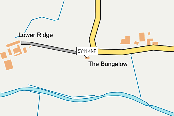 SY11 4NP map - OS OpenMap – Local (Ordnance Survey)