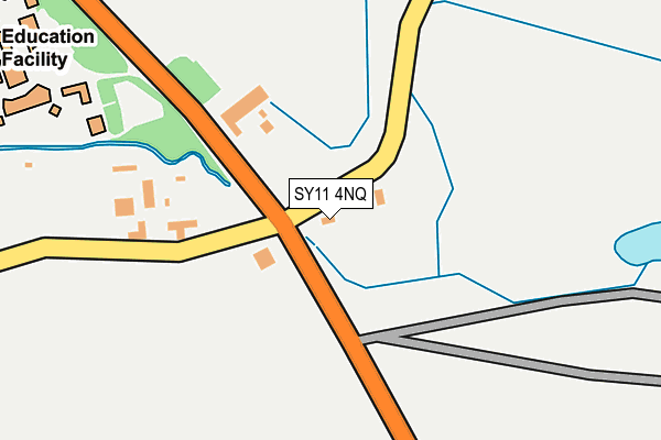 SY11 4NQ map - OS OpenMap – Local (Ordnance Survey)