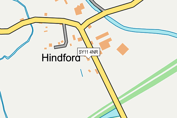 SY11 4NR map - OS OpenMap – Local (Ordnance Survey)