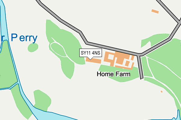 SY11 4NS map - OS OpenMap – Local (Ordnance Survey)