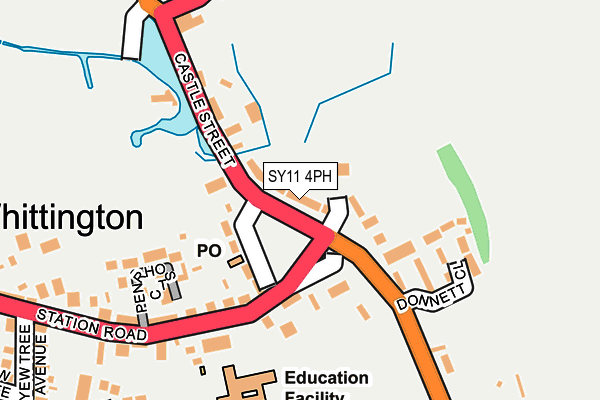 SY11 4PH map - OS OpenMap – Local (Ordnance Survey)