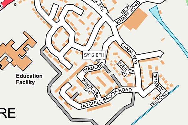 Map of MATTHEWS BROTHERS PYRO LIMITED at local scale