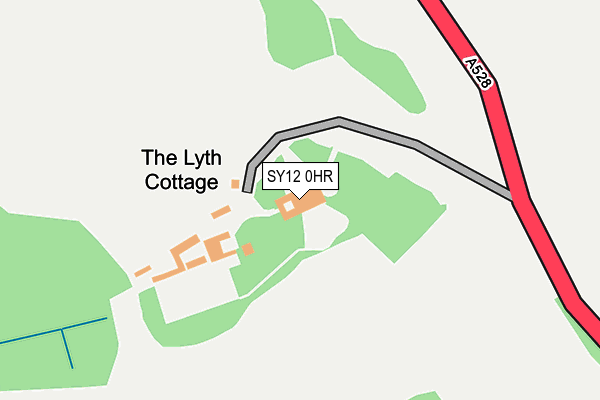 SY12 0HR map - OS OpenMap – Local (Ordnance Survey)