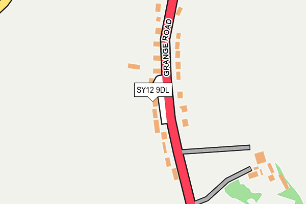 SY12 9DL map - OS OpenMap – Local (Ordnance Survey)