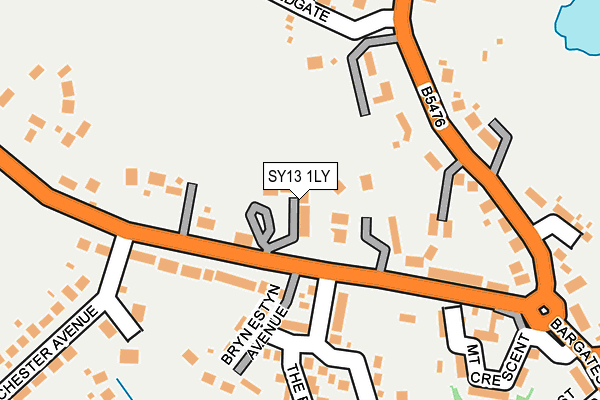 SY13 1LY map - OS OpenMap – Local (Ordnance Survey)