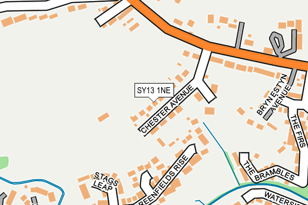 SY13 1NE map - OS OpenMap – Local (Ordnance Survey)