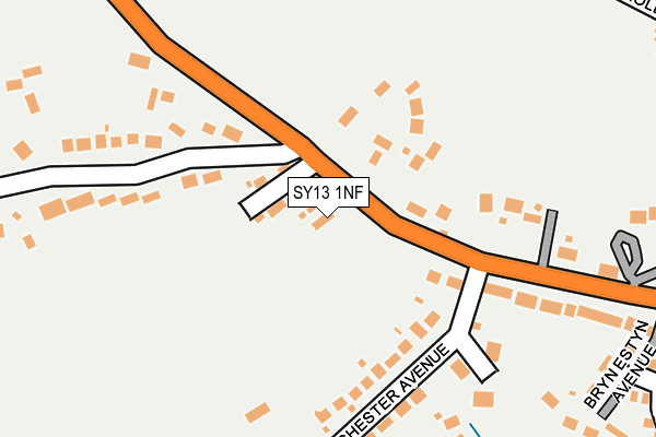 SY13 1NF map - OS OpenMap – Local (Ordnance Survey)