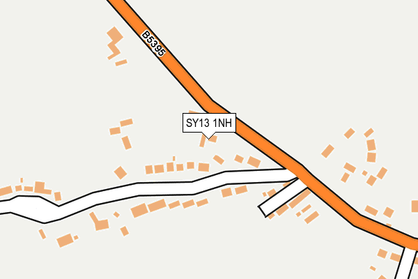 SY13 1NH map - OS OpenMap – Local (Ordnance Survey)