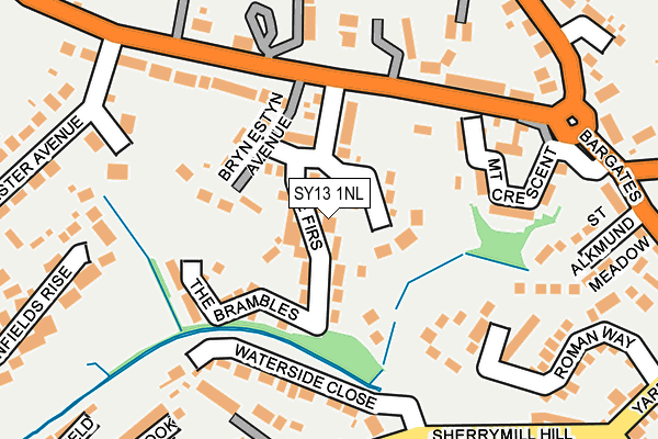 SY13 1NL map - OS OpenMap – Local (Ordnance Survey)
