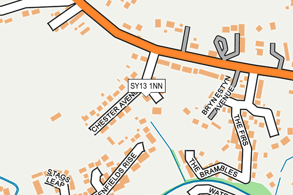 SY13 1NN map - OS OpenMap – Local (Ordnance Survey)