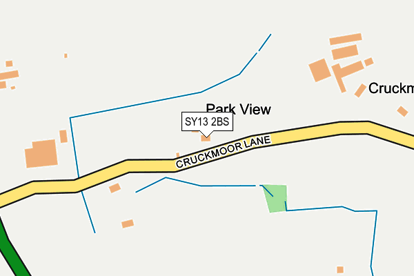 SY13 2BS map - OS OpenMap – Local (Ordnance Survey)