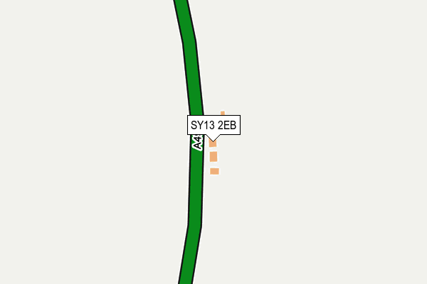 SY13 2EB map - OS OpenMap – Local (Ordnance Survey)