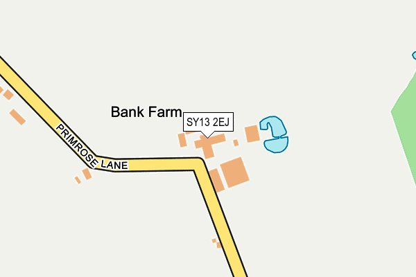 SY13 2EJ map - OS OpenMap – Local (Ordnance Survey)