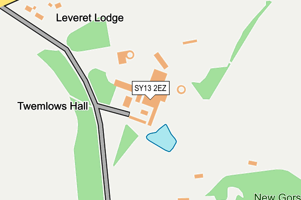 SY13 2EZ map - OS OpenMap – Local (Ordnance Survey)