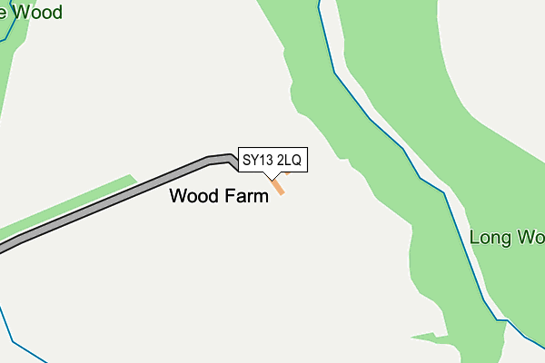 SY13 2LQ map - OS OpenMap – Local (Ordnance Survey)