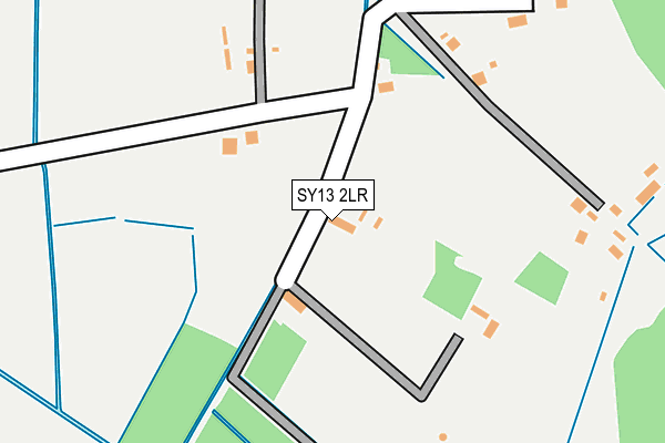 SY13 2LR map - OS OpenMap – Local (Ordnance Survey)