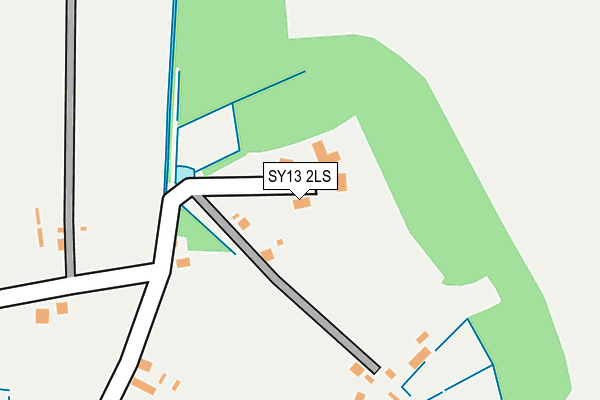 SY13 2LS map - OS OpenMap – Local (Ordnance Survey)