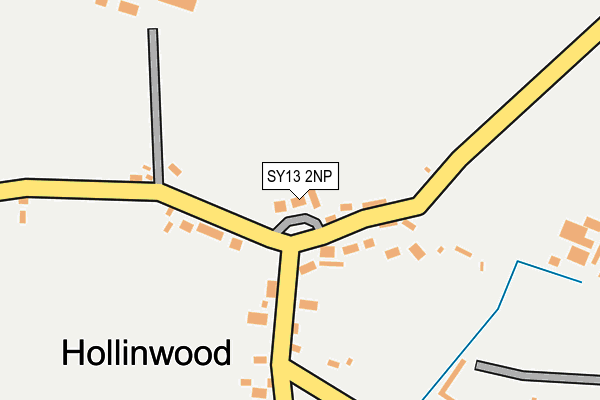 SY13 2NP map - OS OpenMap – Local (Ordnance Survey)
