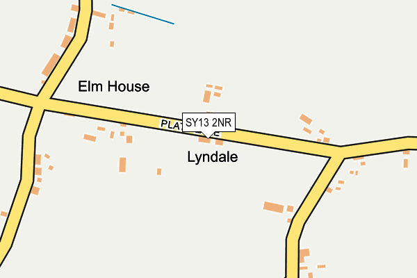 SY13 2NR map - OS OpenMap – Local (Ordnance Survey)