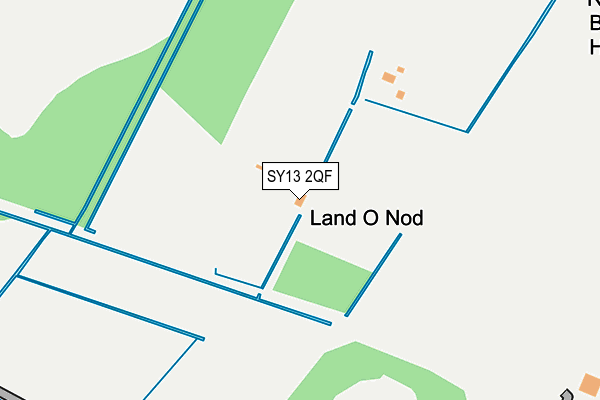 SY13 2QF map - OS OpenMap – Local (Ordnance Survey)