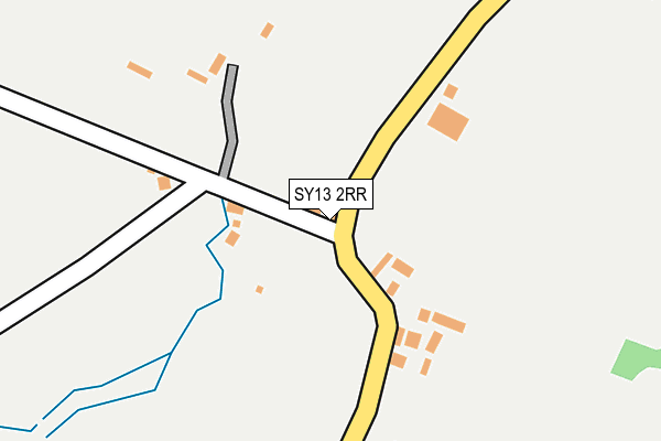 SY13 2RR map - OS OpenMap – Local (Ordnance Survey)