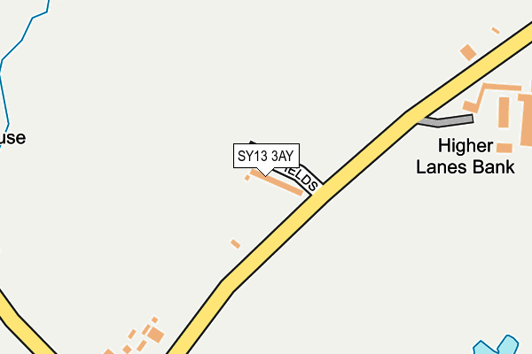 SY13 3AY map - OS OpenMap – Local (Ordnance Survey)