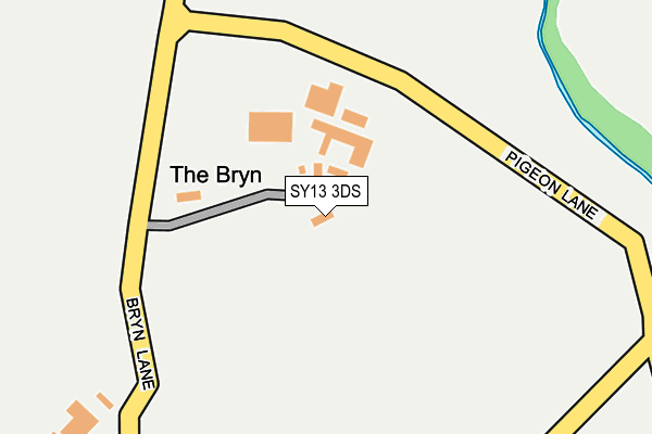 SY13 3DS map - OS OpenMap – Local (Ordnance Survey)