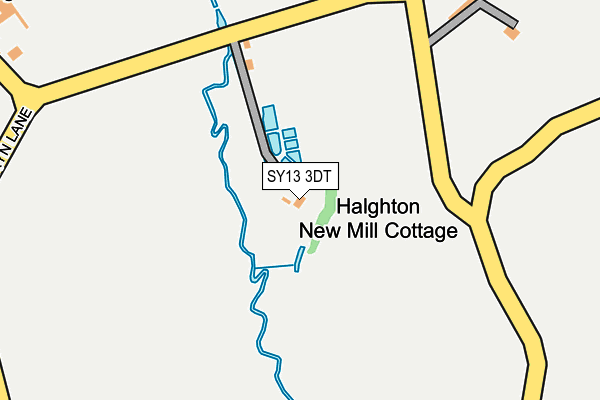 SY13 3DT map - OS OpenMap – Local (Ordnance Survey)