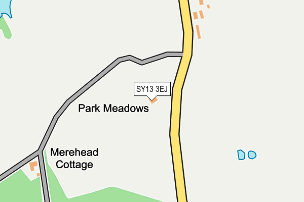 SY13 3EJ map - OS OpenMap – Local (Ordnance Survey)