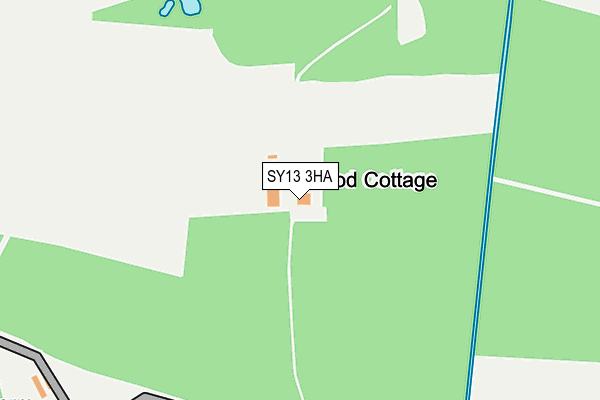 SY13 3HA map - OS OpenMap – Local (Ordnance Survey)