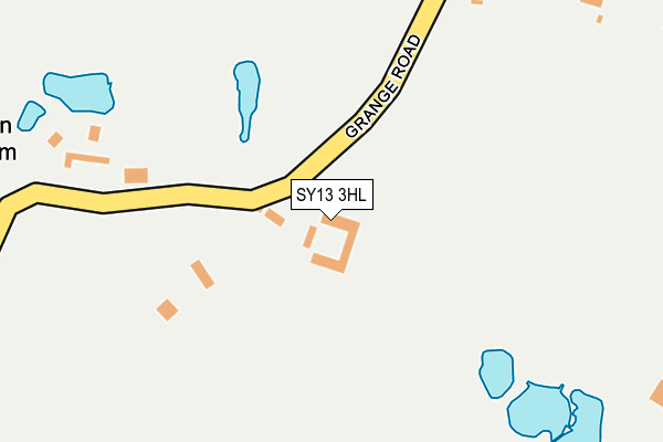 SY13 3HL map - OS OpenMap – Local (Ordnance Survey)
