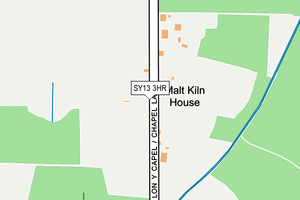 SY13 3HR map - OS OpenMap – Local (Ordnance Survey)