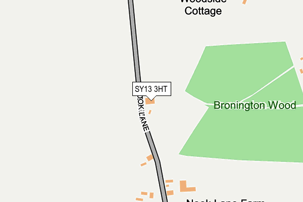 SY13 3HT map - OS OpenMap – Local (Ordnance Survey)