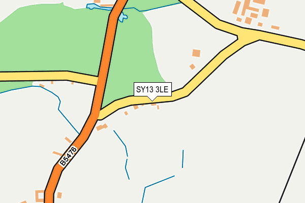 SY13 3LE map - OS OpenMap – Local (Ordnance Survey)