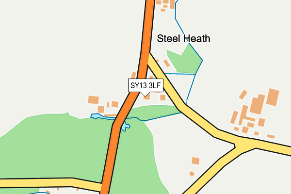 SY13 3LF map - OS OpenMap – Local (Ordnance Survey)