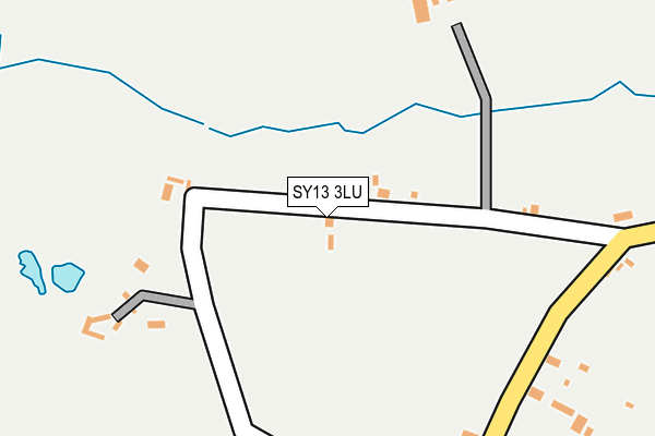 SY13 3LU map - OS OpenMap – Local (Ordnance Survey)