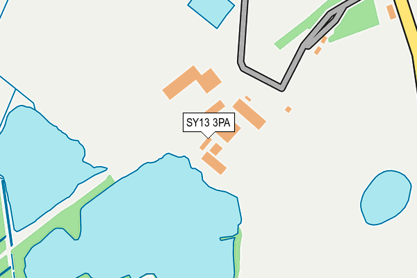 SY13 3PA map - OS OpenMap – Local (Ordnance Survey)