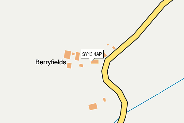 SY13 4AP map - OS OpenMap – Local (Ordnance Survey)