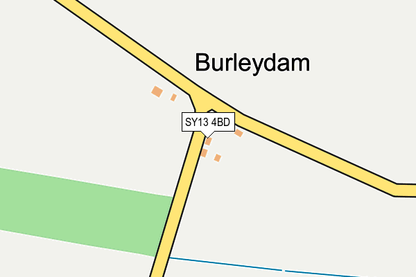 SY13 4BD map - OS OpenMap – Local (Ordnance Survey)