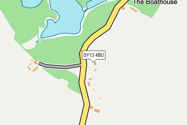 SY13 4BU map - OS OpenMap – Local (Ordnance Survey)