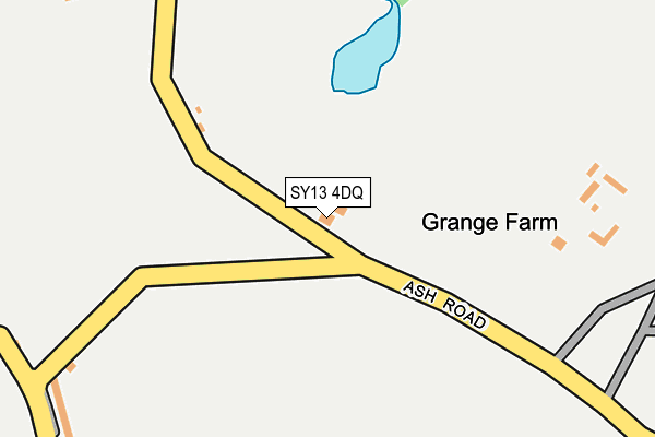 SY13 4DQ map - OS OpenMap – Local (Ordnance Survey)