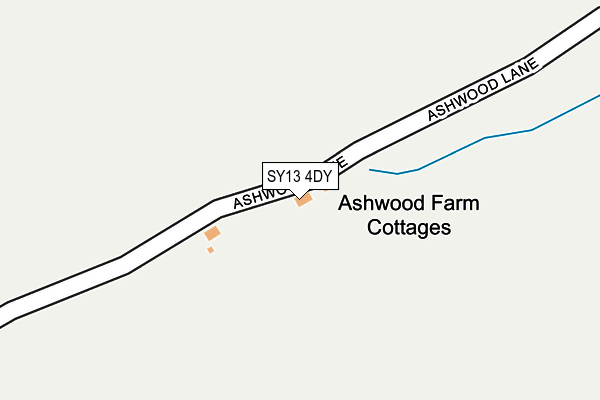SY13 4DY map - OS OpenMap – Local (Ordnance Survey)