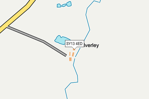 SY13 4ED map - OS OpenMap – Local (Ordnance Survey)