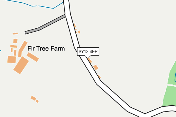 SY13 4EP map - OS OpenMap – Local (Ordnance Survey)