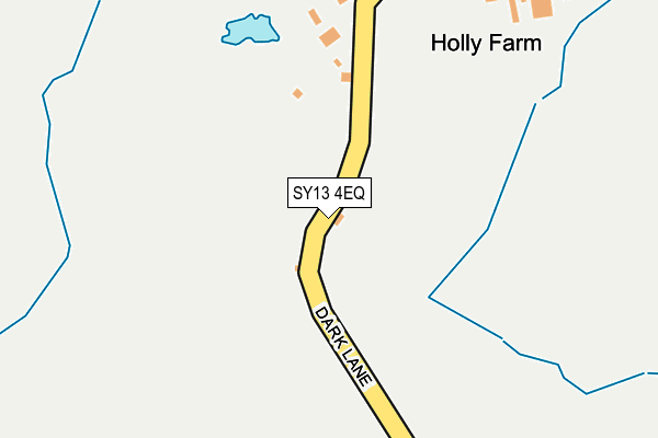 SY13 4EQ map - OS OpenMap – Local (Ordnance Survey)