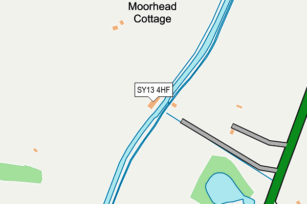 SY13 4HF map - OS OpenMap – Local (Ordnance Survey)