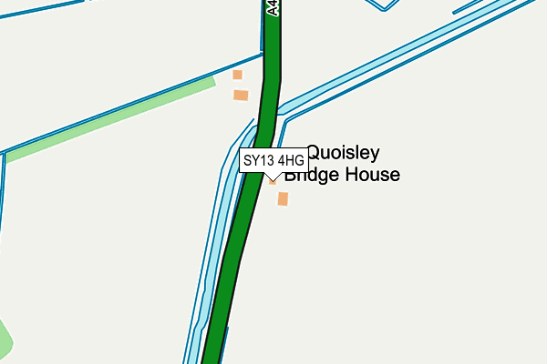 SY13 4HG map - OS OpenMap – Local (Ordnance Survey)
